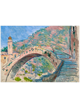 Monet Bridge at Dolceacqua - Art Print